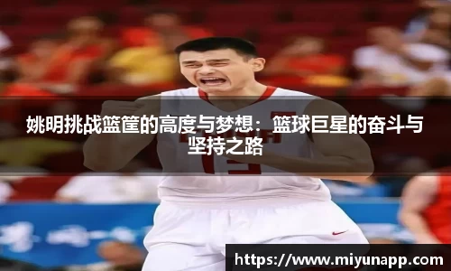 姚明挑战篮筐的高度与梦想：篮球巨星的奋斗与坚持之路